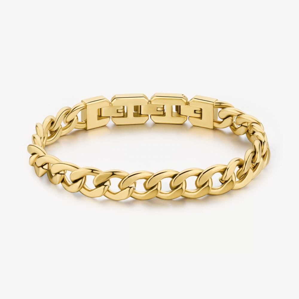 Brosway Bracciale Catena Uomo Acciaio Gold Ink