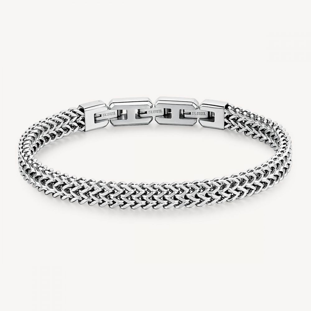 Brosway Bracciale Catena Uomo Acciaio Ink
