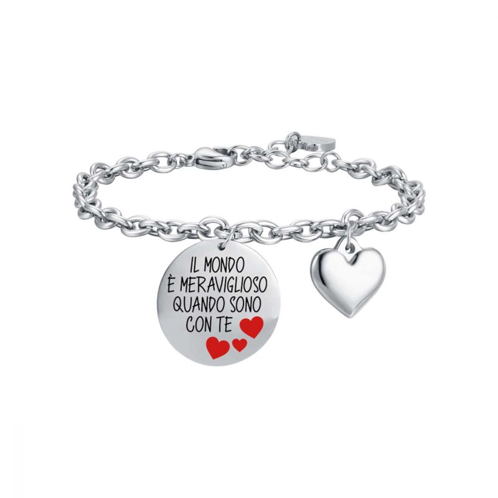Luca Barra Bracciale Donna Acciaio 