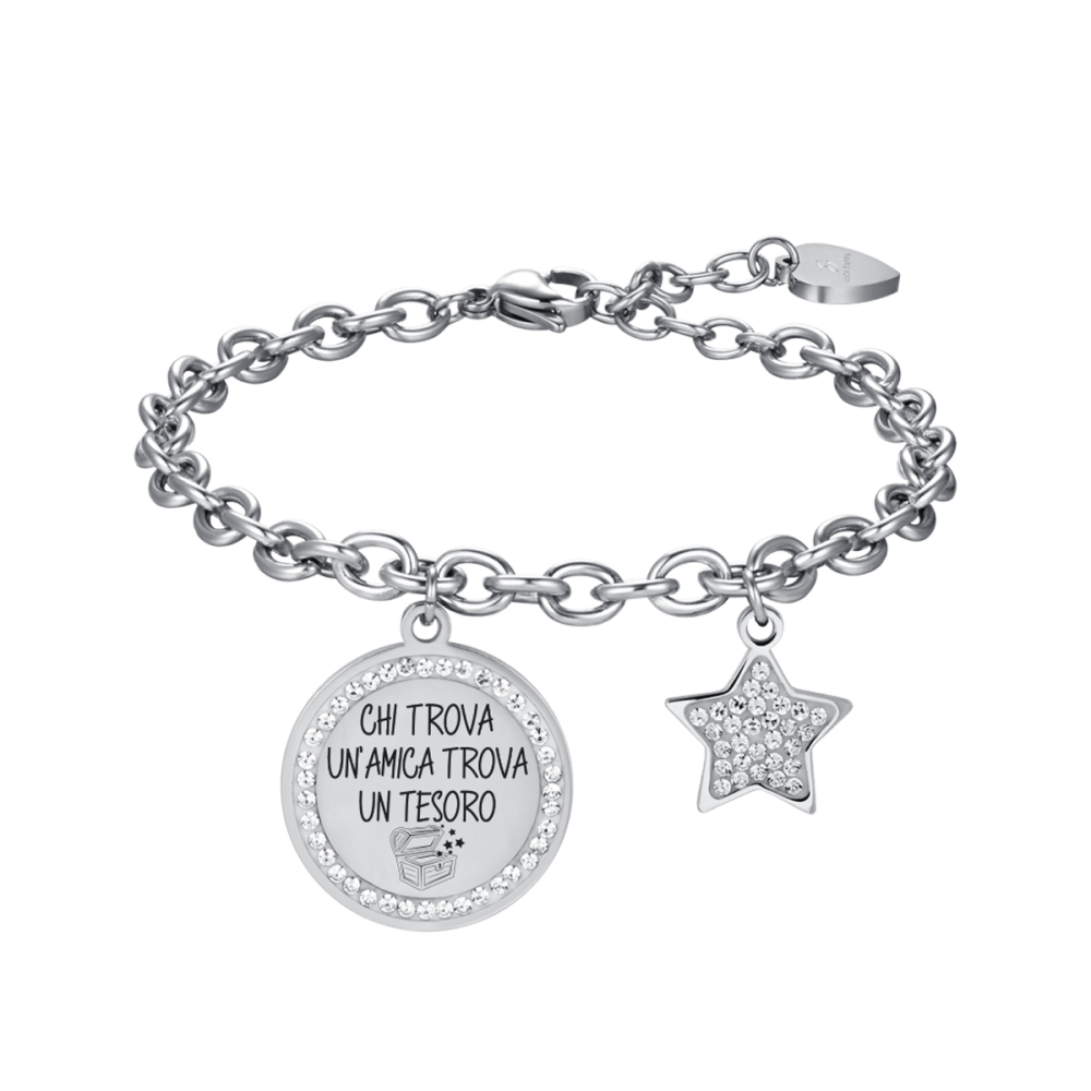 Luca Barra Bracciale Donna Chi Trova un'Amica..