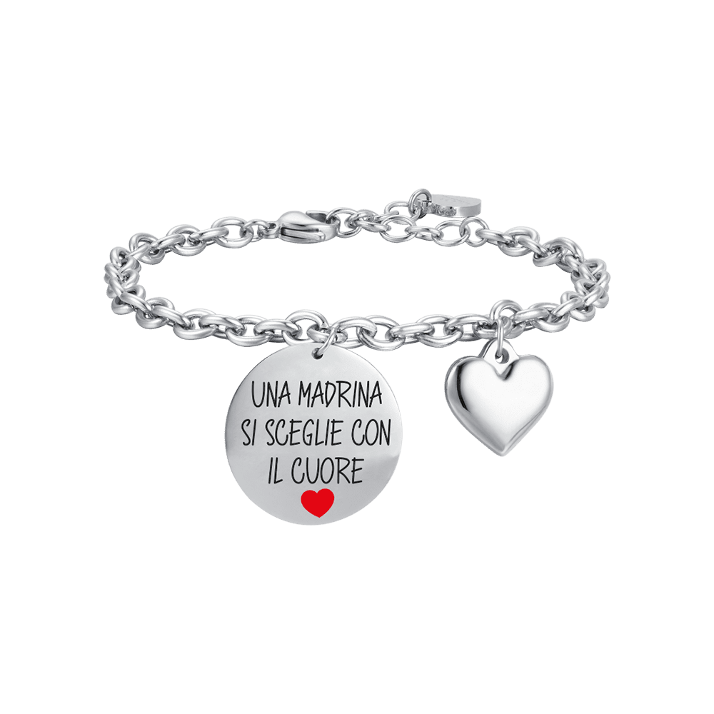 Luca Barra Bracciale Acciaio 