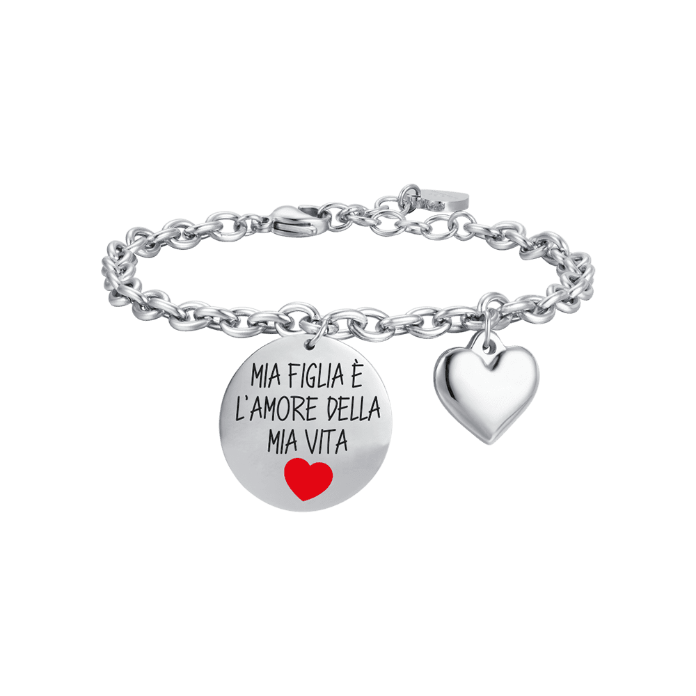Luca Barra Bracciale Acciaio 