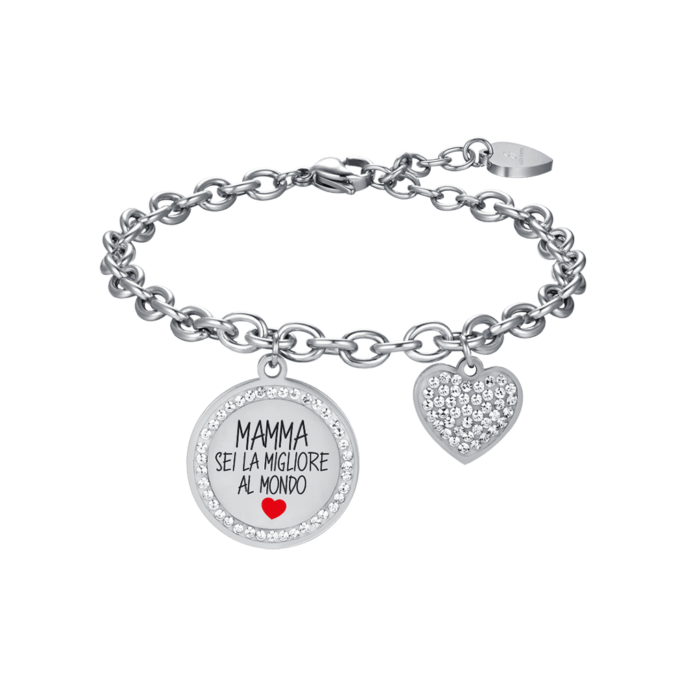 Luca Barra Bracciale Acciaio 