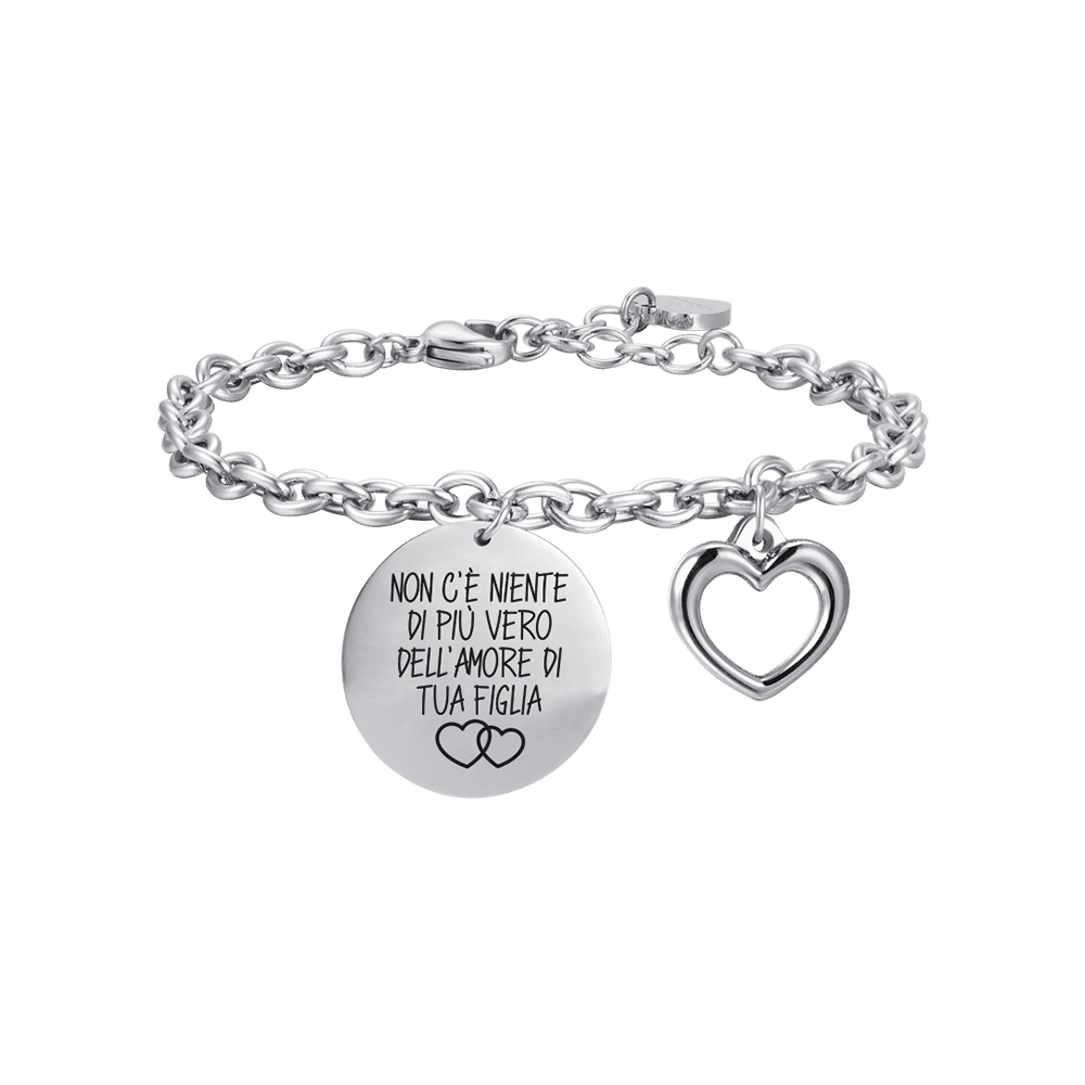 Luca Barra Bracciale Acciaio 