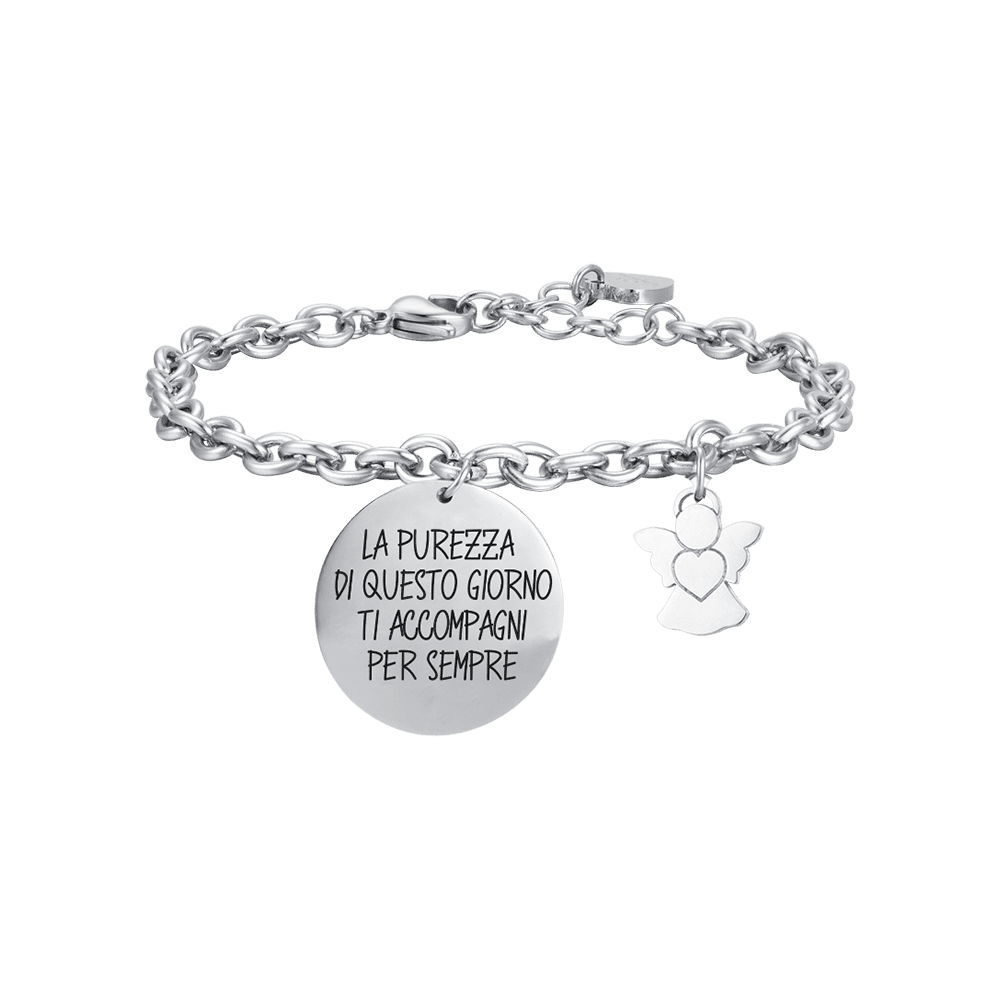Luca Barra Bracciale Acciaio 