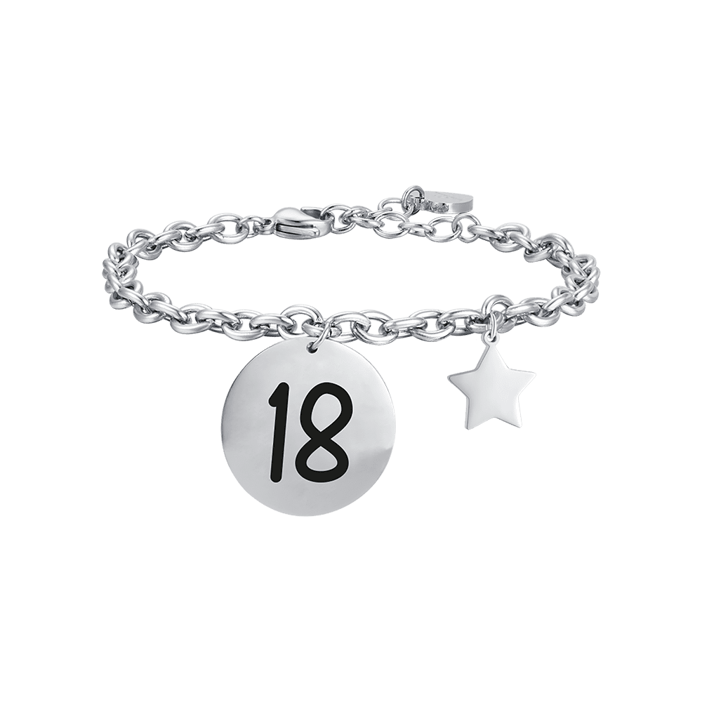 Luca Barra Bracciale Acciaio 