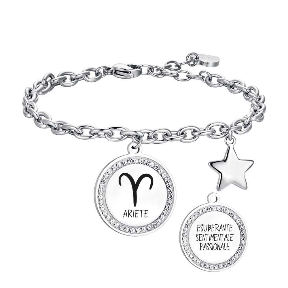 Luca Barra Bracciale Acciaio Piastra Ariete