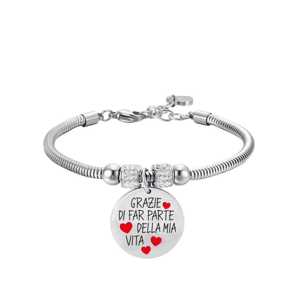 Luca Barra Bracciale Acciaio 