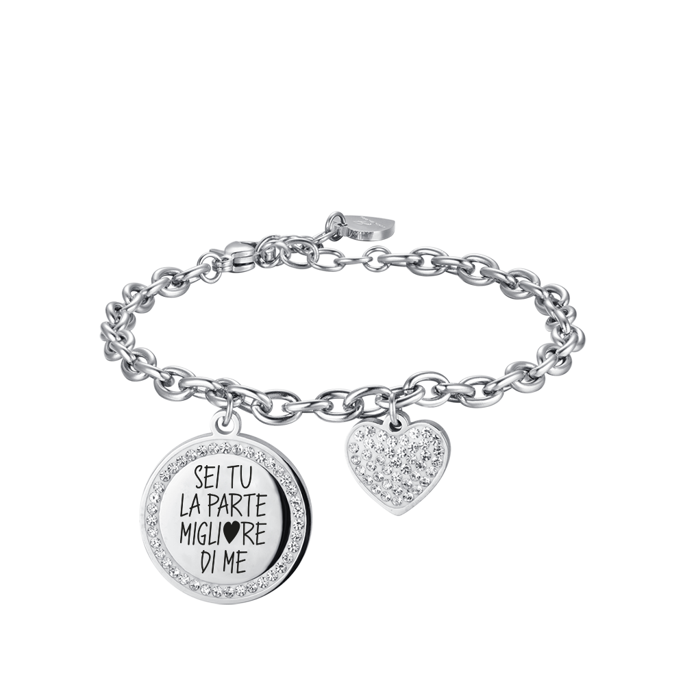 Luca Barra Bracciale Acciaio 