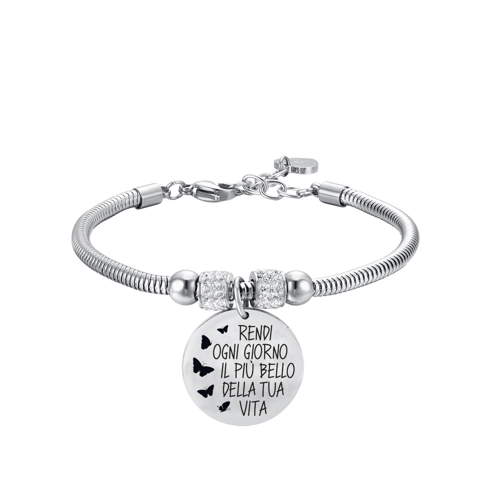 Luca Barra Bracciale Acciaio 