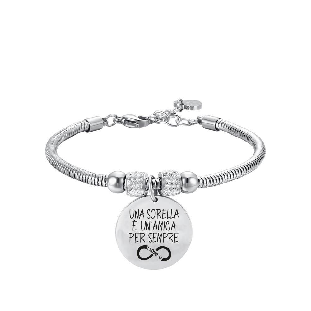 Luca Barra Bracciale Acciaio 