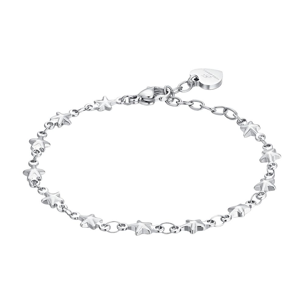  Luca Barra Bracciale Acciaio con Stelle