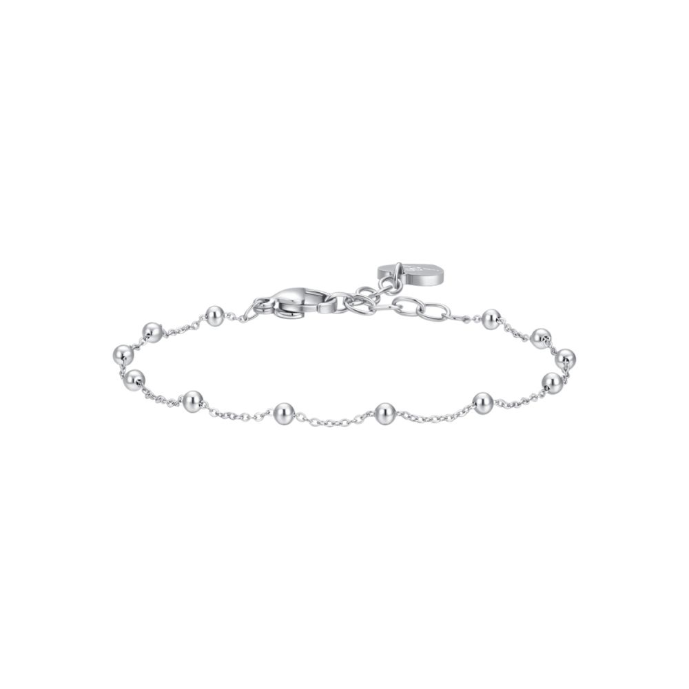 Luca Barra Bracciale Acciaio Sfere 3 mm