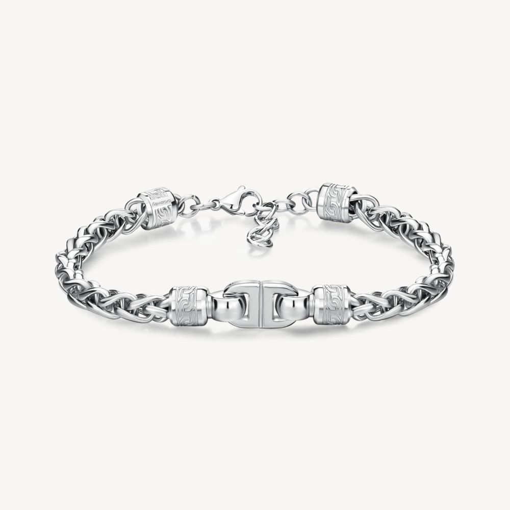 Brosway Bracciale Acciaio Catena Spiga Knocker