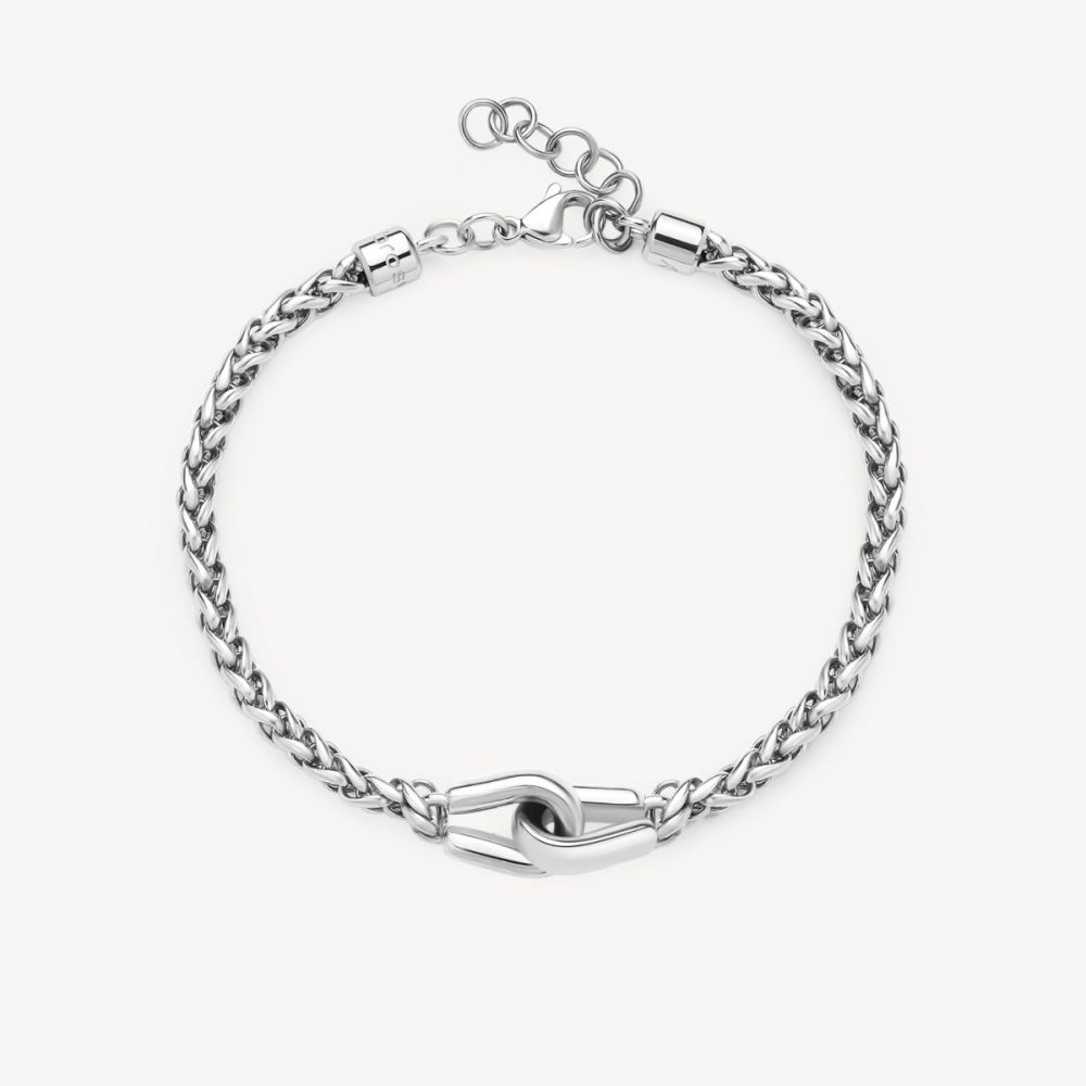 Brosway Bracciale Acciaio Catena Spiga Knocker