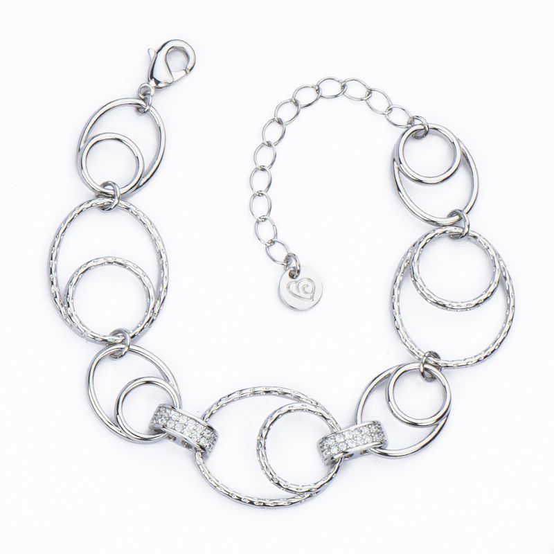 Barbieri Bracciale Metallo e Zirconi