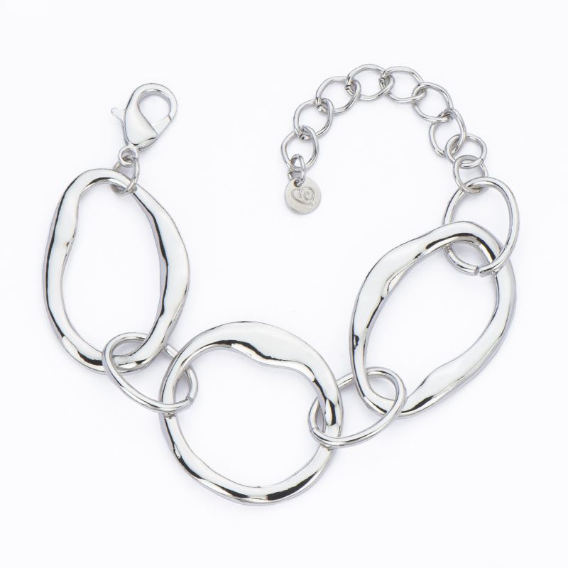 Barbieri Bracciale Anelli Metallo