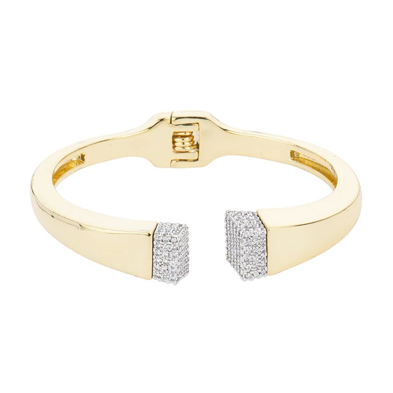Barbieri Bracciale a Molla Metallo Gold e Zirconi