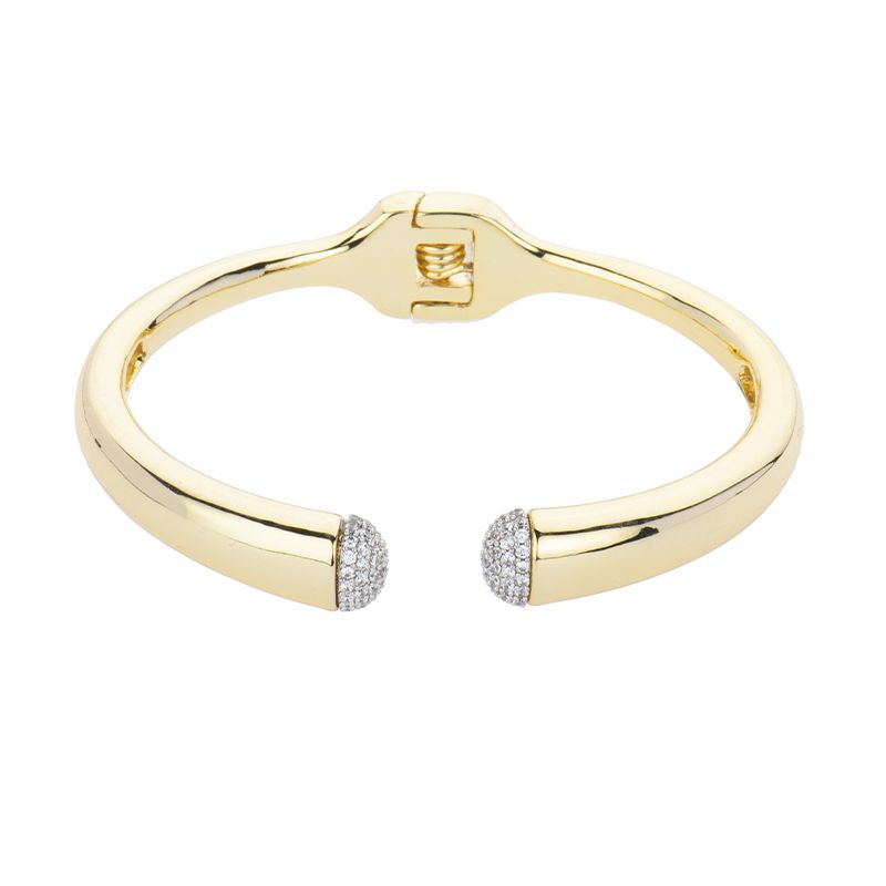 Barbieri Bracciale a Molla Metallo Gold e Zirconi