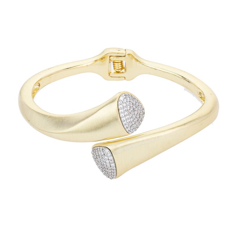 Barbieri Bracciale a Molla Metallo Gold e Zirconi