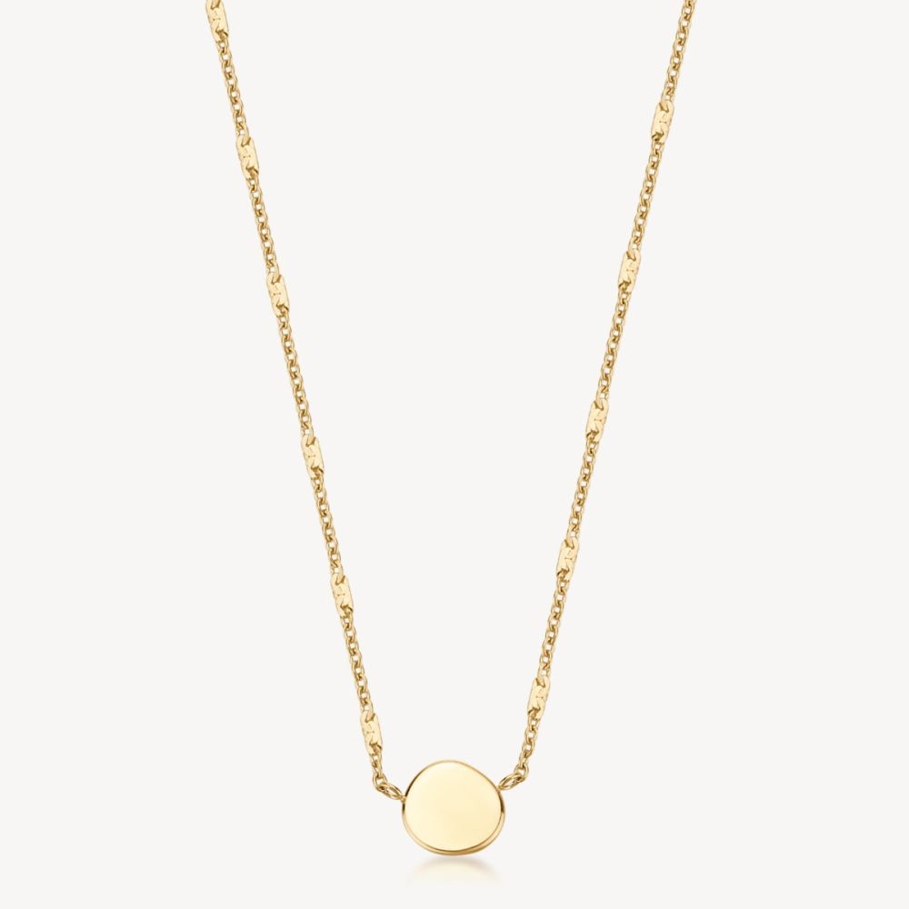 Brosway Collana Lunga Acciaio Gold con Piastra Essential