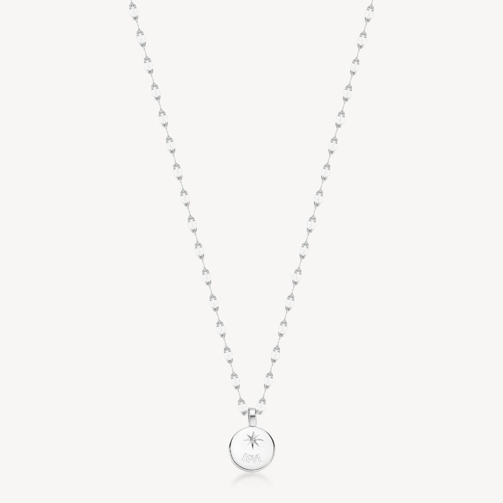 Brosway Collana Lunga Acciaio Piastra e Cristallo Essential