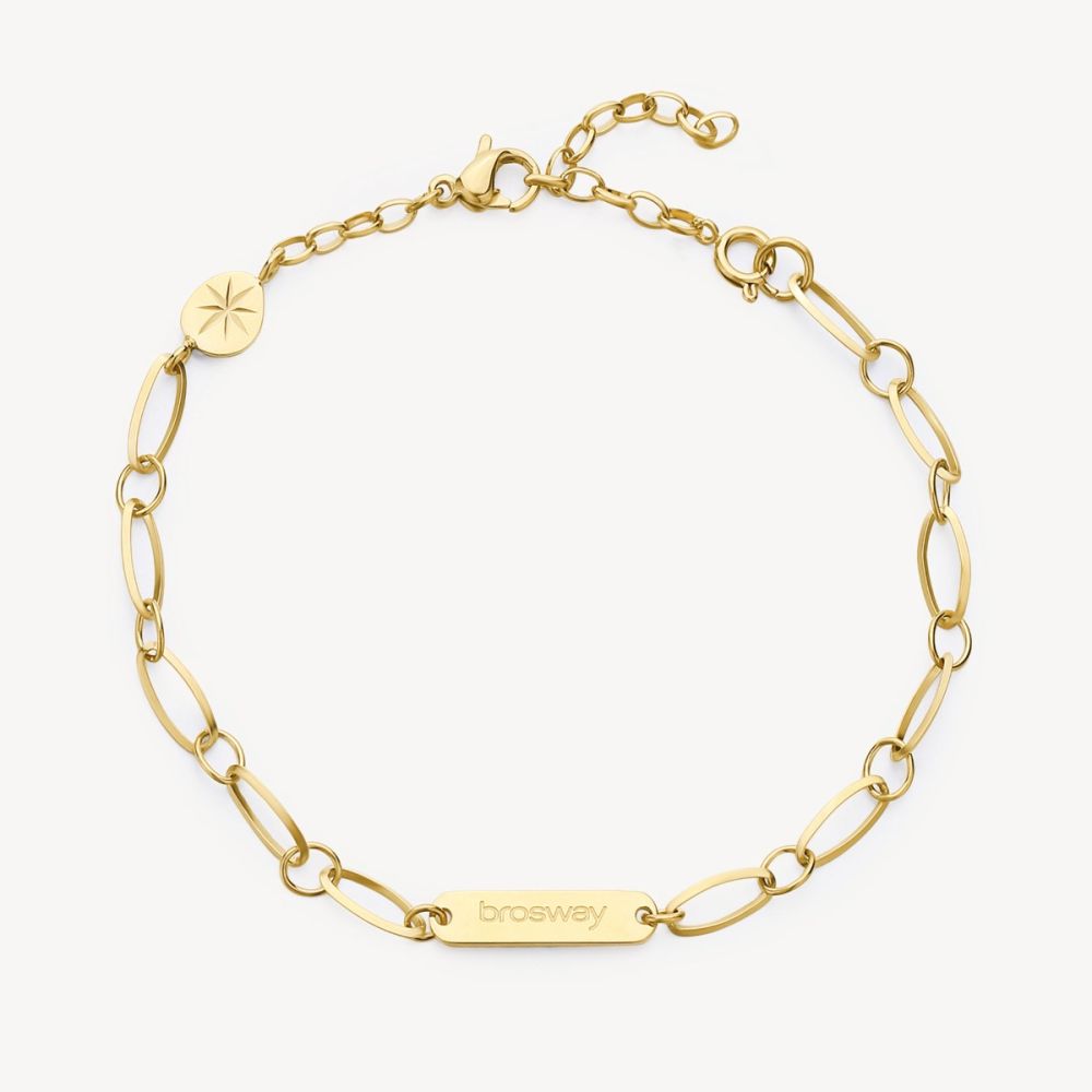 Brosway Bracciale Acciaio Gold Rosa Dei Venti Essential