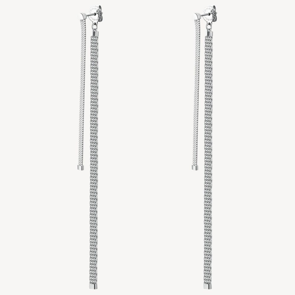 Brosway Orecchini Pendenti Snake Acciaio Essential