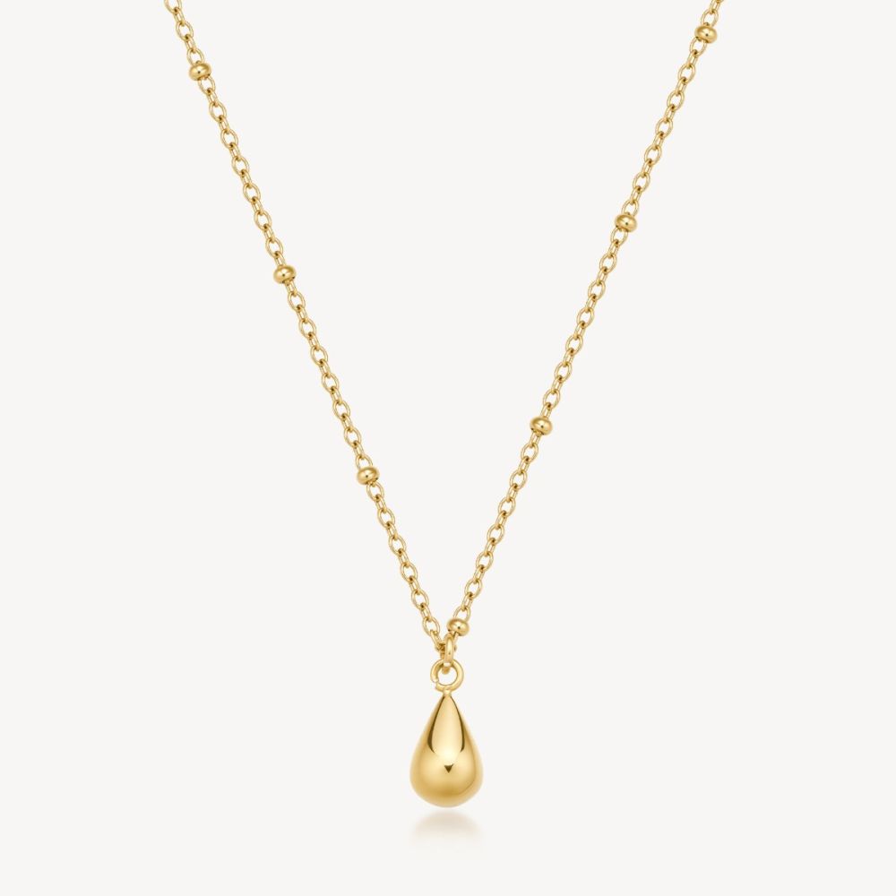 Brosway Collana Acciaio Gold Pendente Goccia Perfect