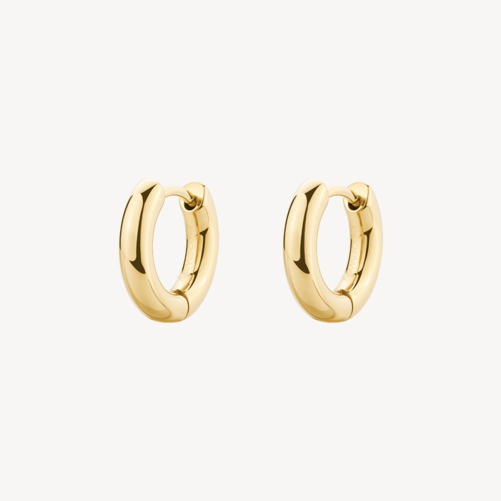 Brosway Orecchini Cerchio Acciaio Gold 10 mm Perfect