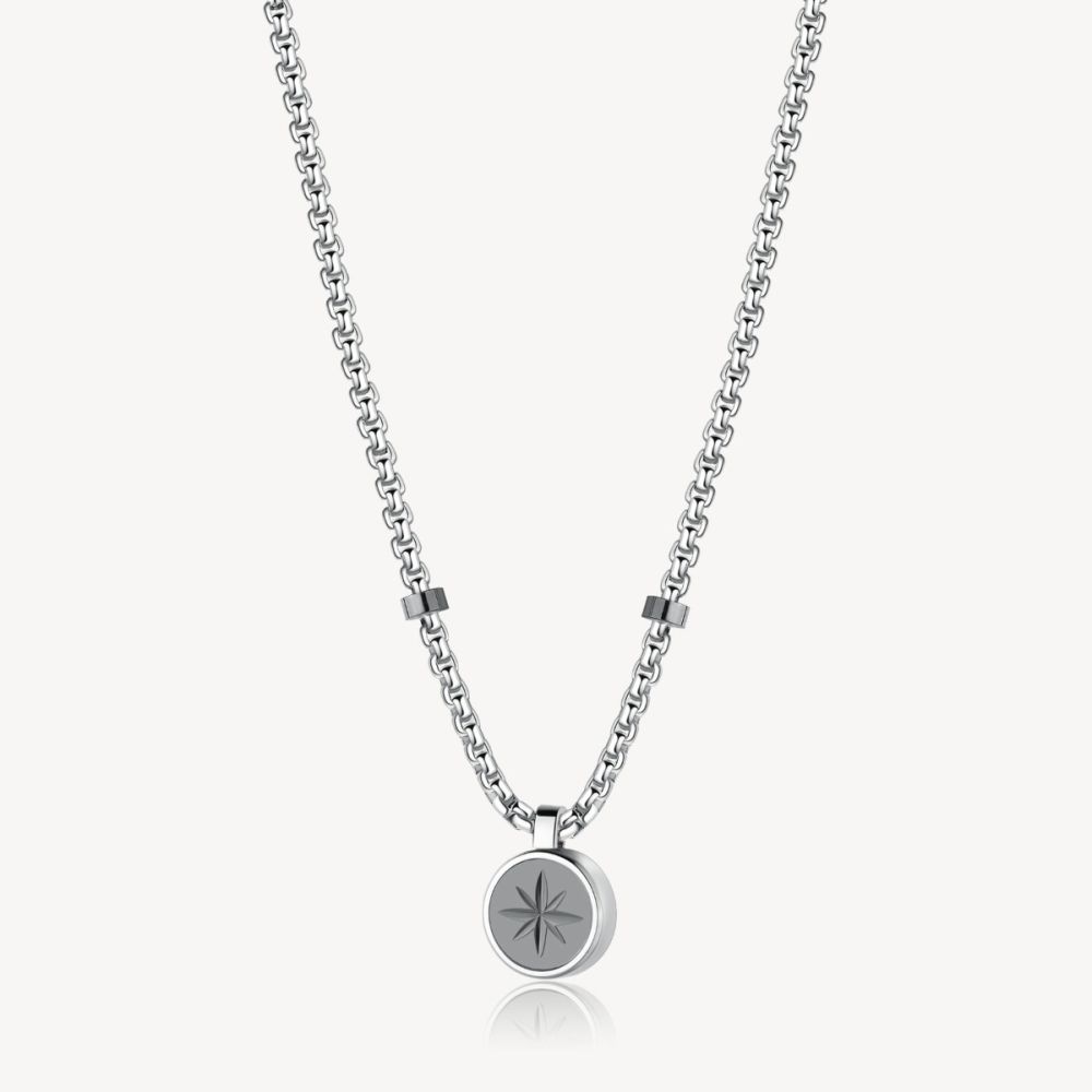 Brosway Collana Acciaio Rosa Dei Venti Poseidon