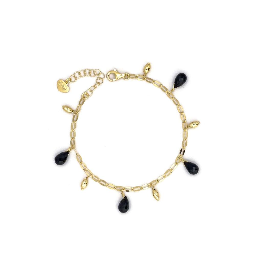 Io & Te Bracciale Argento Dorato e Spinello