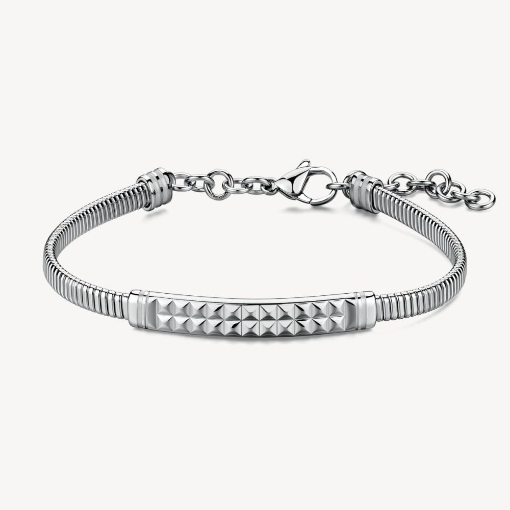 Brosway Bracciale Snake Acciaio e Piastra Riptide