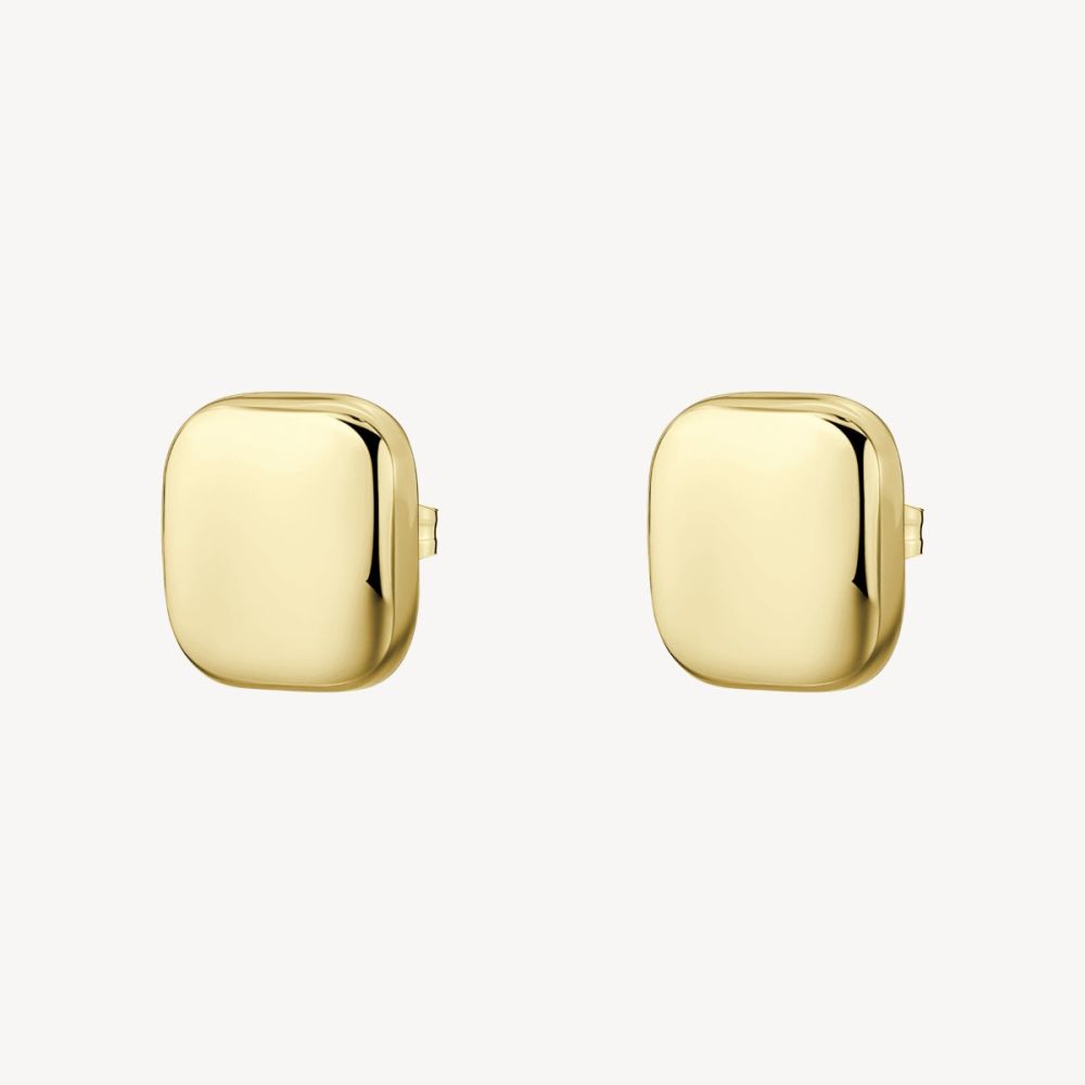 Brosway Orecchini Acciaio Gold Quadrati Muse