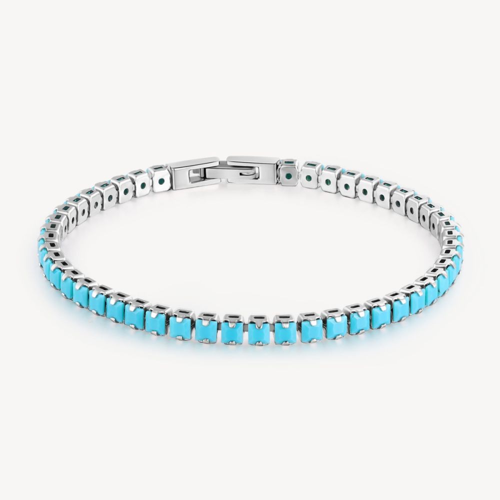 Brosway Tennis Acciaio Zirconi Turchese Avantgarde