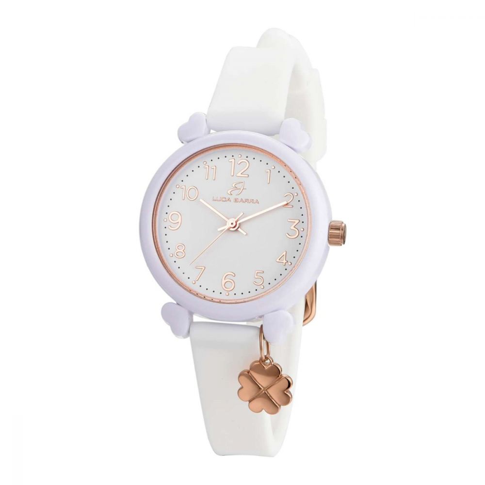 Luca Barra Orologio Solo Tempo Silicone Bianco