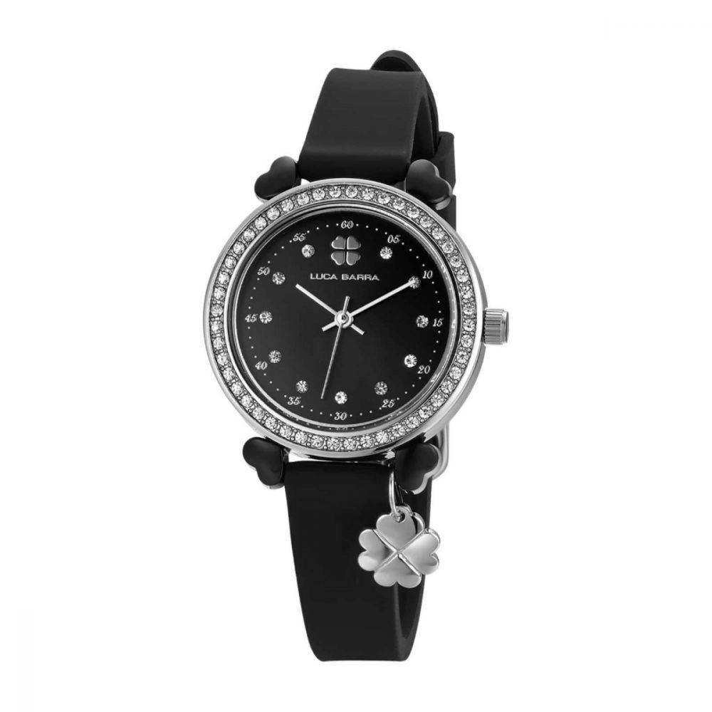 Luca Barra Orologio Solo Tempo Silicone Nero