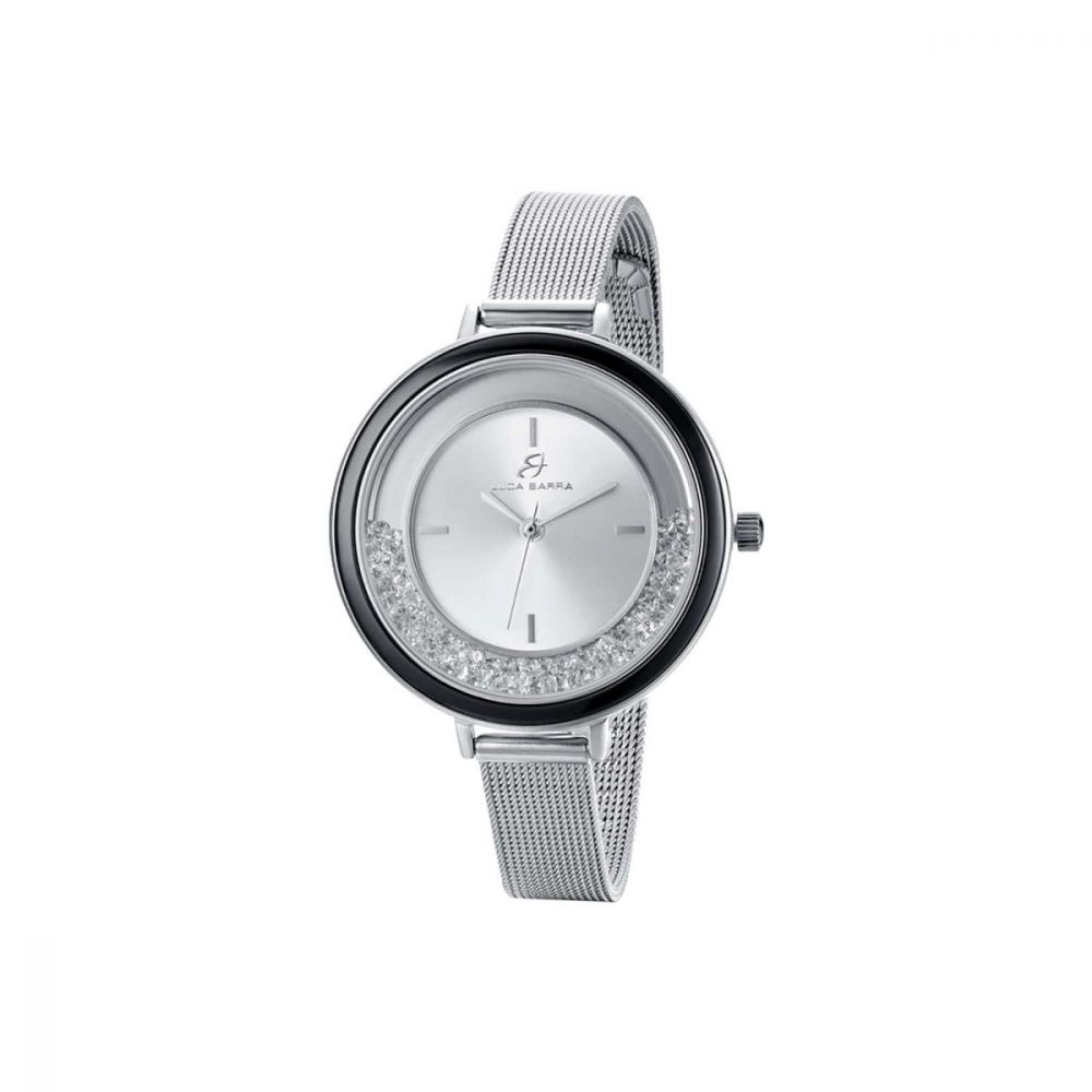 Luca Barra Orologio Donna Acciaio Solo Tempo Quadrante Silver