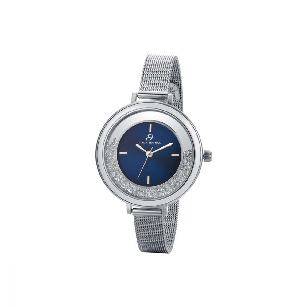 Luca Barra Orologio Donna Acciaio Solo Tempo Quadrante Blu