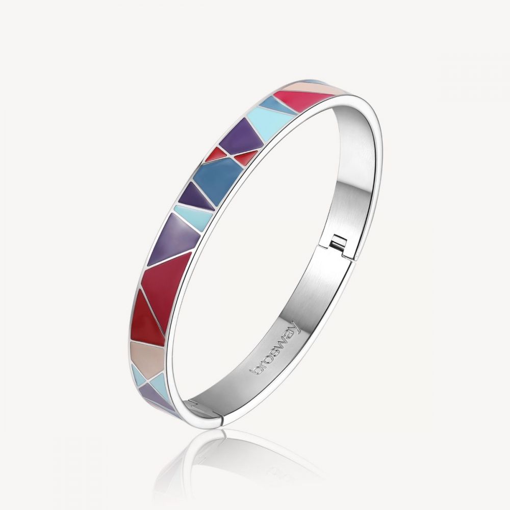 Brosway Bracciale Acciaio Smalto Multicolor With You