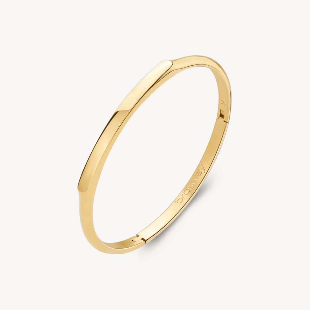 Brosway Bracciale Rigido Acciaio Dorato Withyou