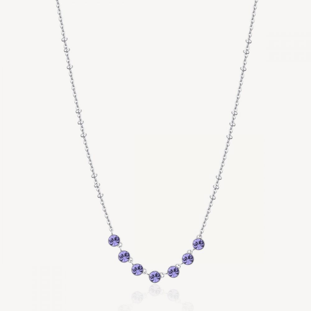 Brosway Girocollo Donna Acciaio Cristalli Tanzanite Symphonia