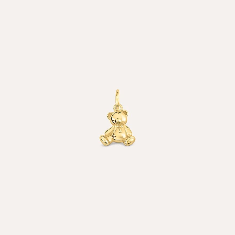 Stroili Pendente Orsetto Argento Gold Love Beats