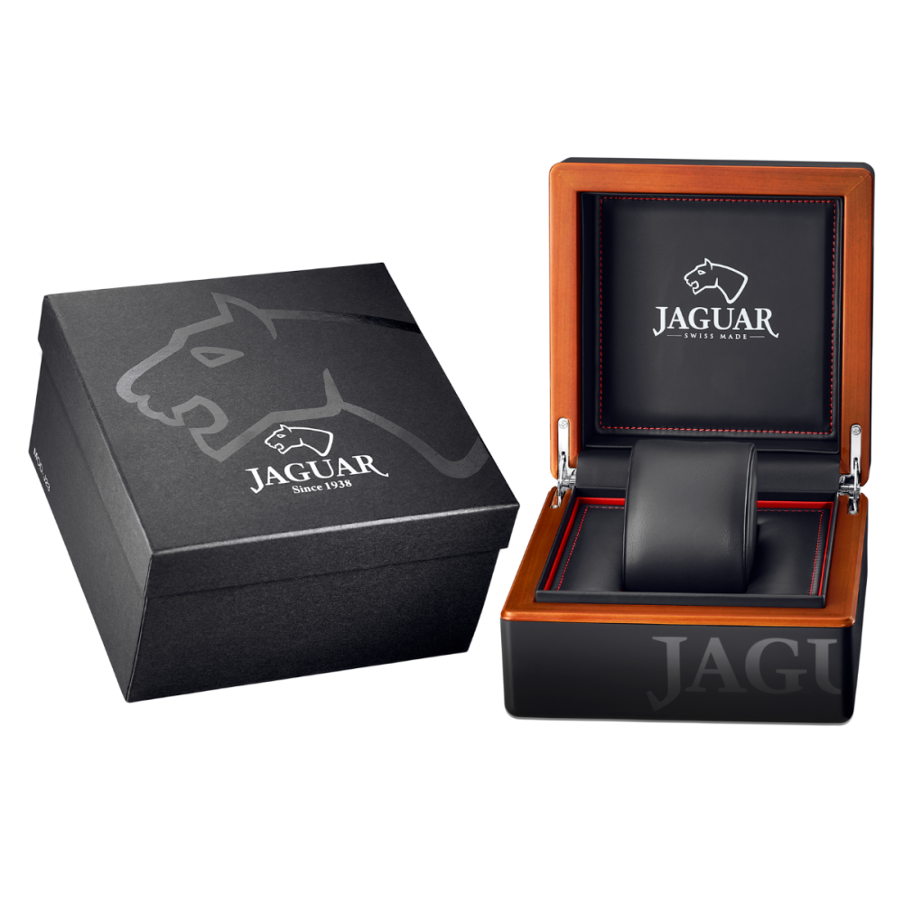 Jaguar Orologio Solo Tempo Gmt Acciaio Quadrante Bianco