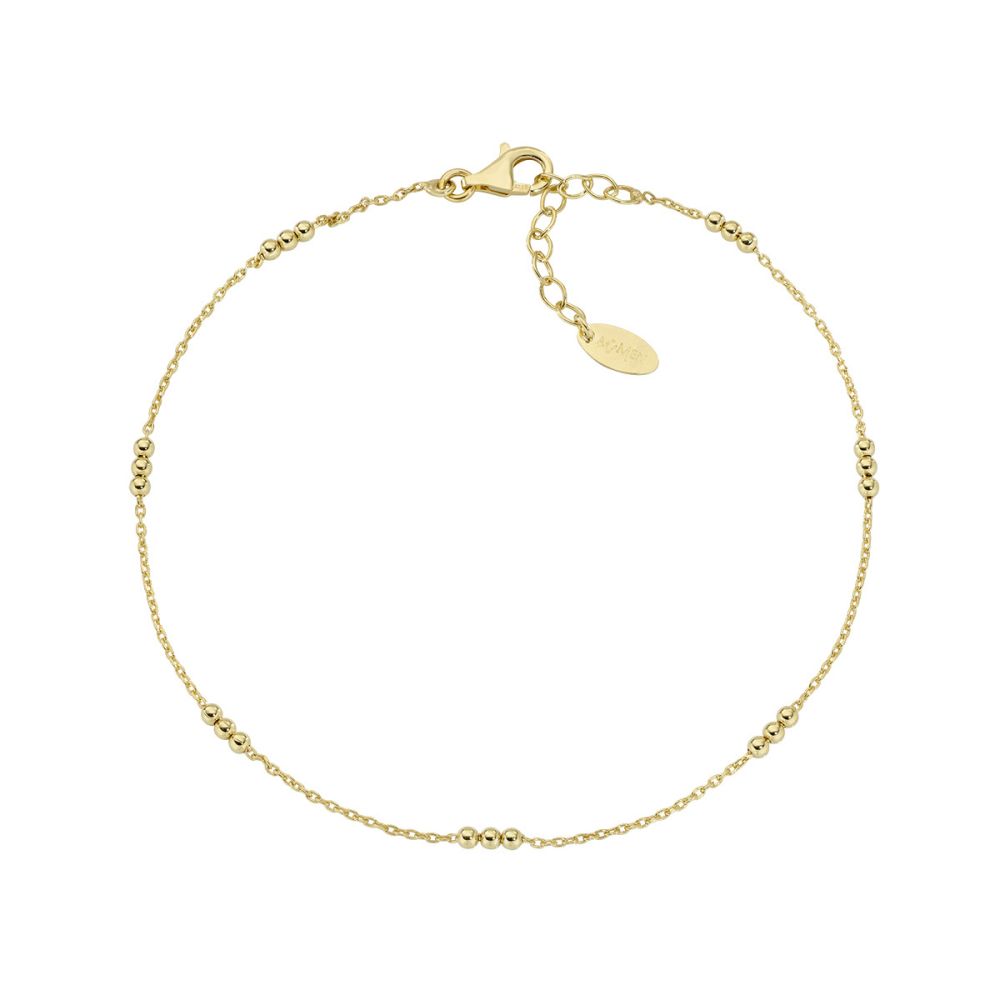 Amen Cavigliera Argento Gold Sfere Dorate
