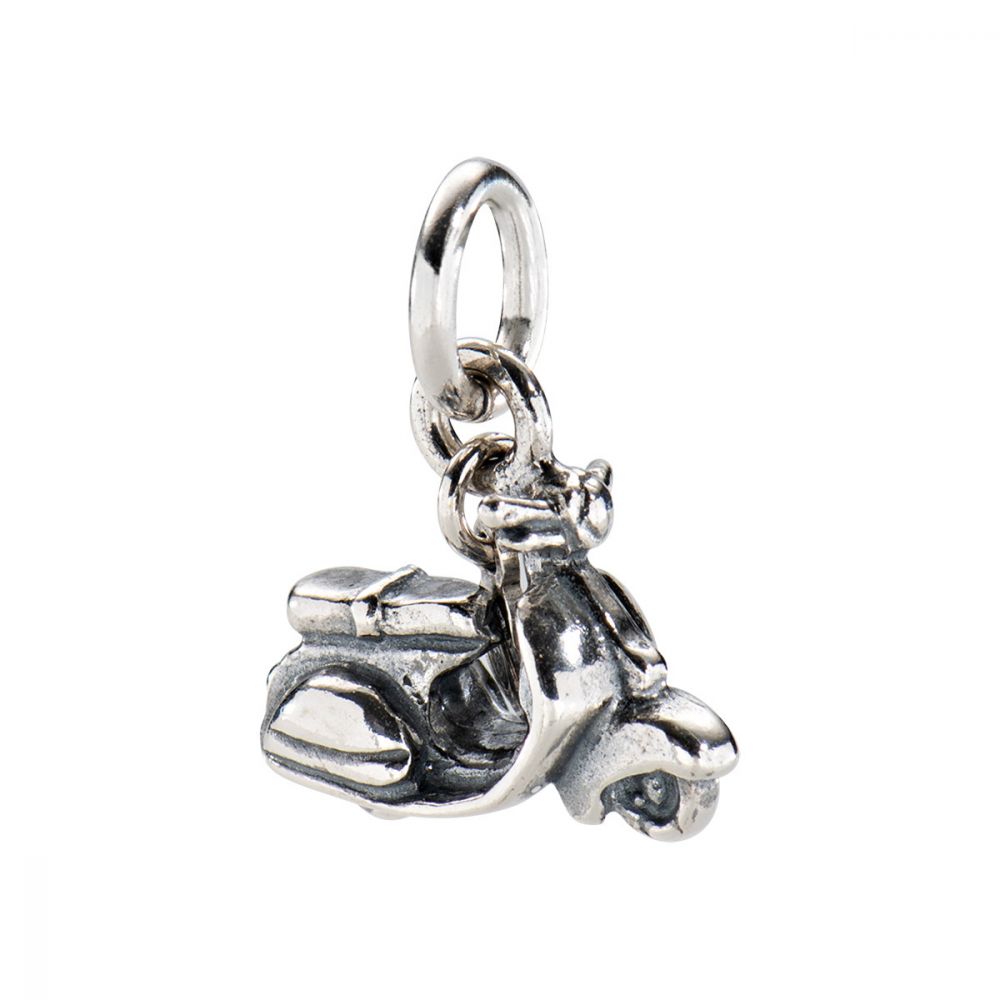 Amen Charm Donna Argento Brunito Vespa
