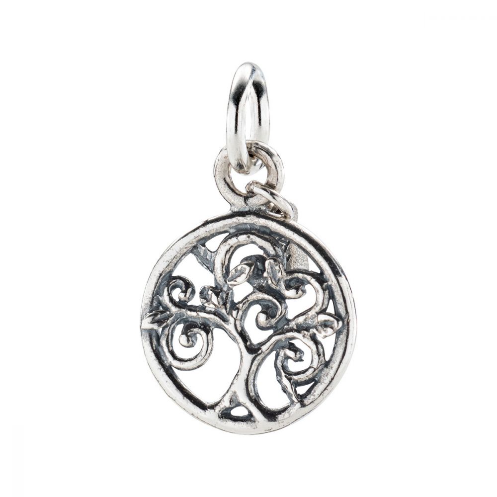 Amen Charm Donna Argento Brunito Albero Della Vita