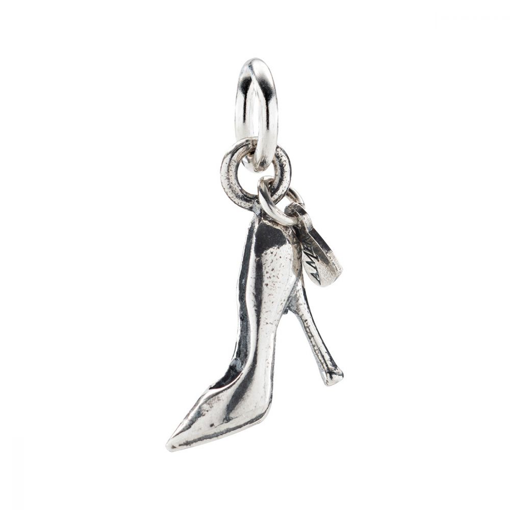 Amen Charm Donna Argento Brunito Decolleté