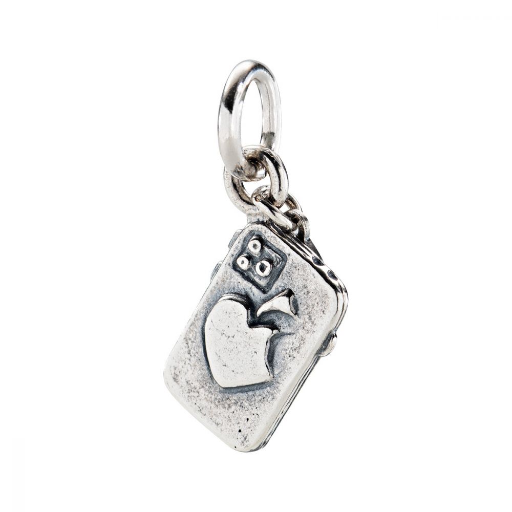 Amen Charm Donna Argento Brunito Cellulare