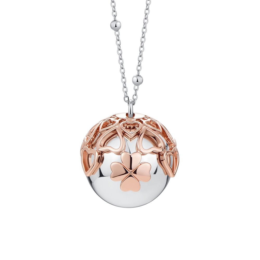 Luca Barra Collana Chiama Angeli Quadrifoglio Rosè